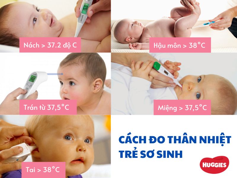 Cách hạ sốt cho trẻ sơ sinh