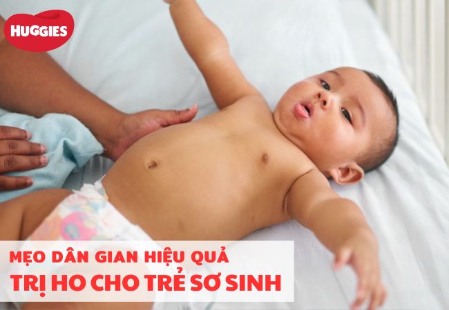 Mẹo trị ho cho trẻ sơ sinh theo dân gian hiệu quả