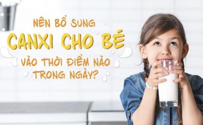 bổ sung canxi cho trẻ sơ sinh