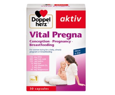 Thuốc sắt cho bà bầu Doppelherz Vital Pregna