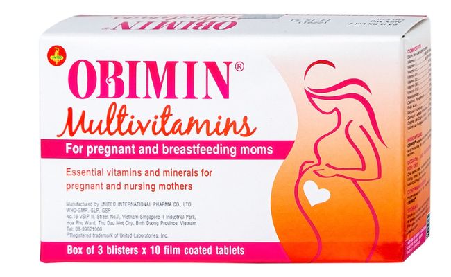 Thuốc sắt bà bầu Obimin Multivitamins