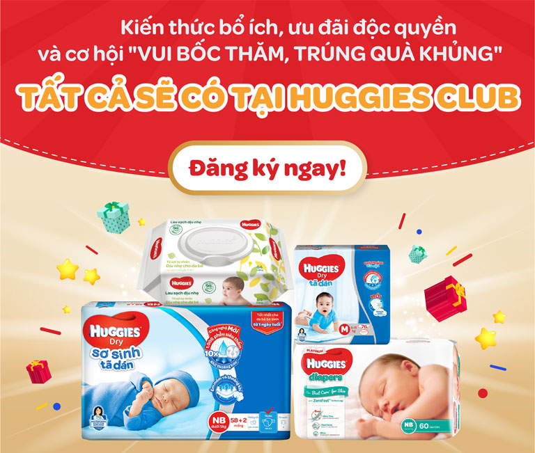 Chương trình “VUI BỐC THĂM, SĂN QUÀ KHỦNG” từ Huggies Club.