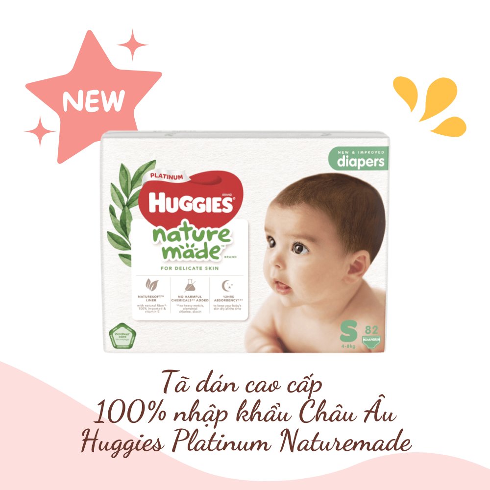 Bỉm hữu cơ Huggies Nature Made