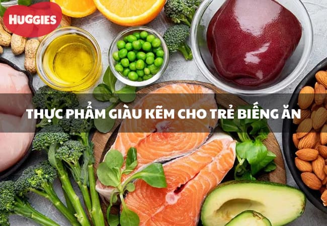 Thực phẩm giàu kẽm cho trẻ biếng ăn