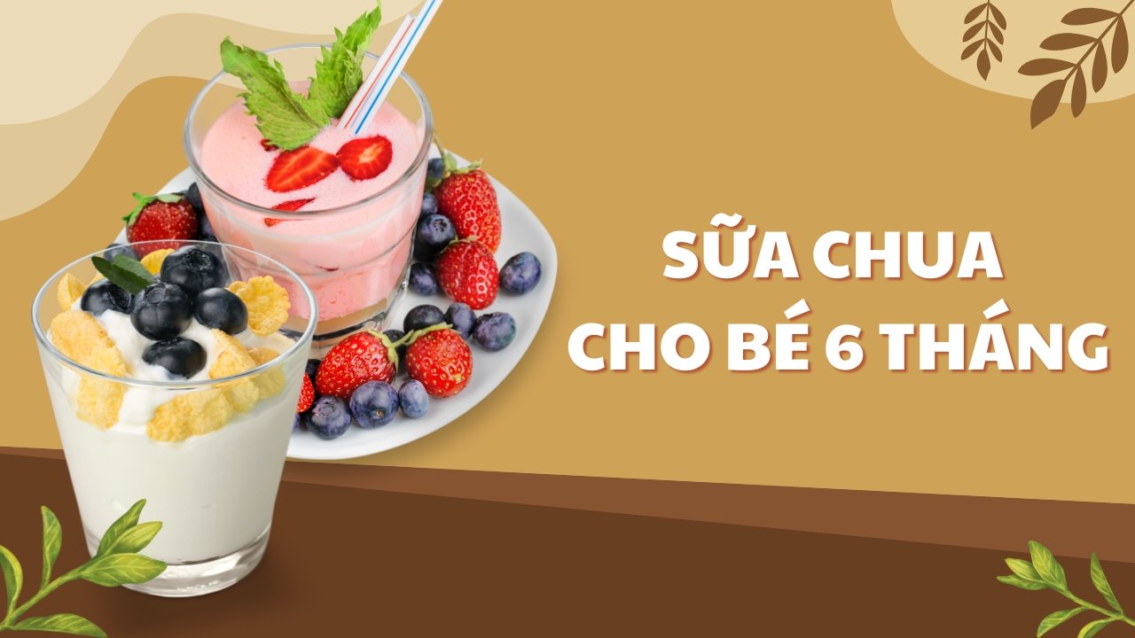 Sữa chua cho bé 6 tháng tuổi