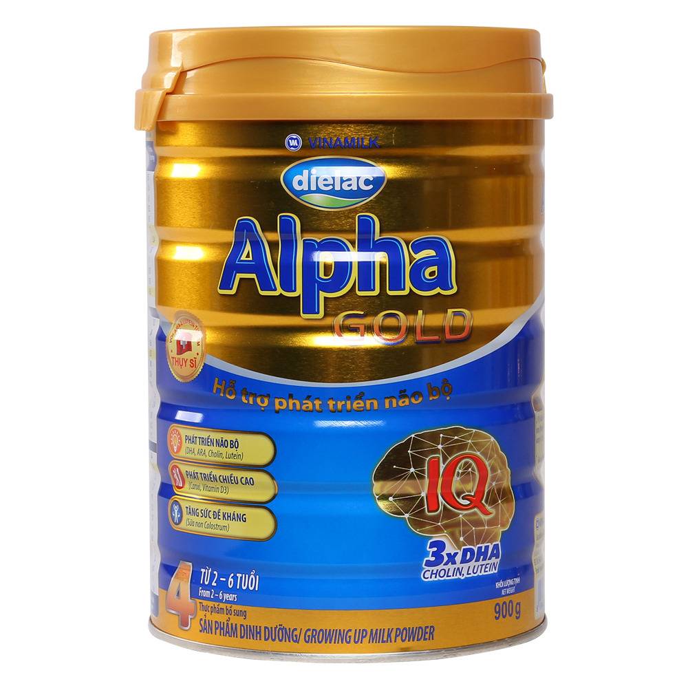 Sữa tăng chiều cao cho bé 2 tuổi - Vinamilk Dielac Alpha Gold 