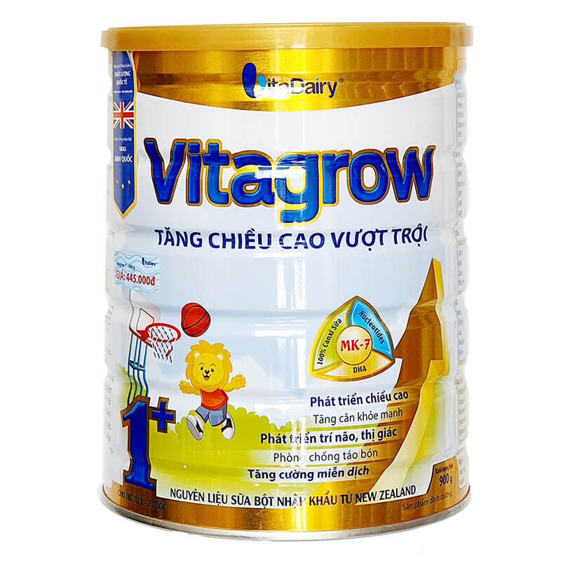 Sữa tăng chiều cao cho bé 2 tuổi VitaGrow