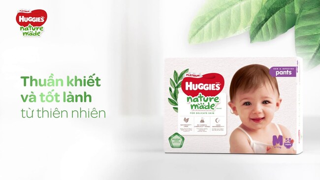 Tã quần Huggies Platinum Naturemade cao cấp