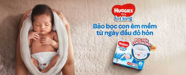 Lý do mẹ nên sử dụng loại tã dán Newborn Huggies Dry Tràm trà cho bé yêu