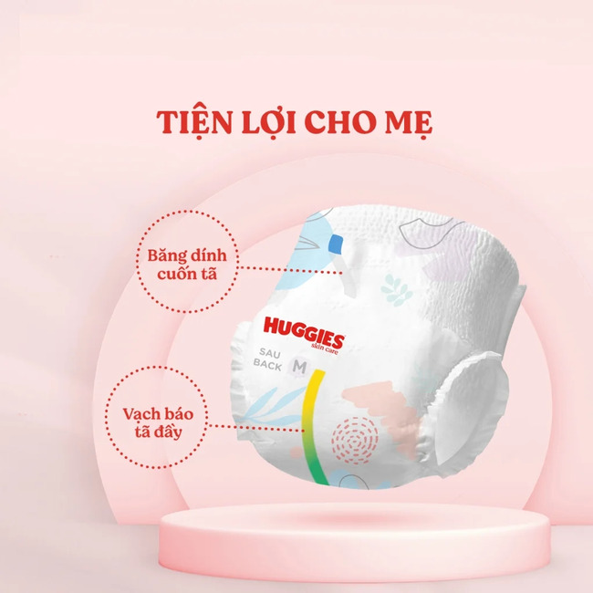 Những ưu điểm nổi bật của tã quần Huggies Skin Care tràm trà tự nhiên