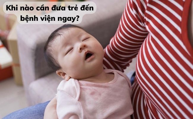 Khi nào nên đưa trẻ sơ sinh bị nghẹt mũi đến bác sĩ?