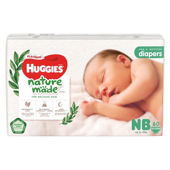 Tã dán Huggies Platinum Nature Made cao cấp