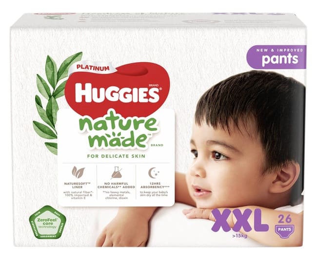 Bỉm quần Huggies Platinum Nature Made cao cấp